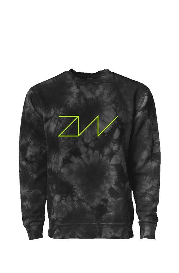 'ZW' SWEATSHIRT TIE DYE- GREY