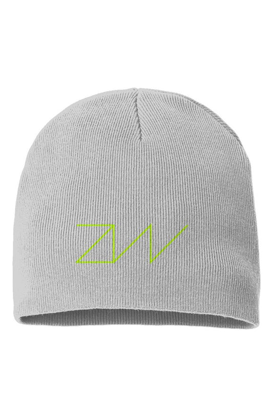 'ZW' BEANIE- GREY