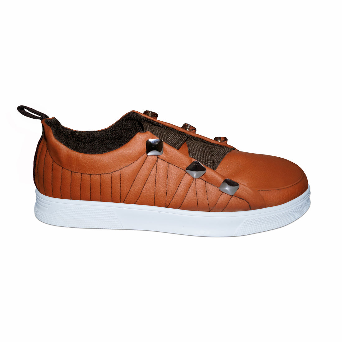 ANIZ 'Stripes' Sneakers- Brown