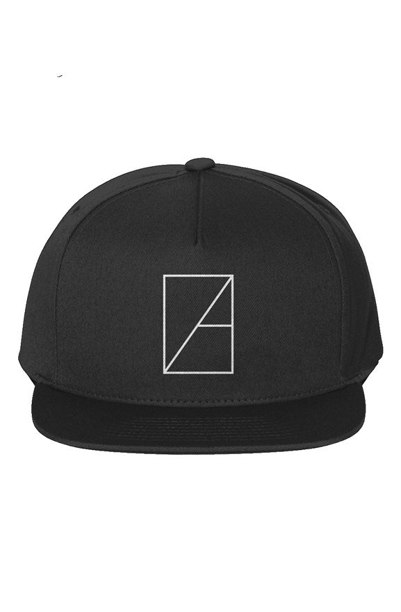 ZA- 5Panel Twill Snapback Cap (black)